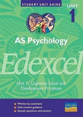 AS Psychology Edexcel Unit 1: Cognitive Social... By Brain Christine Paperback • £3.49