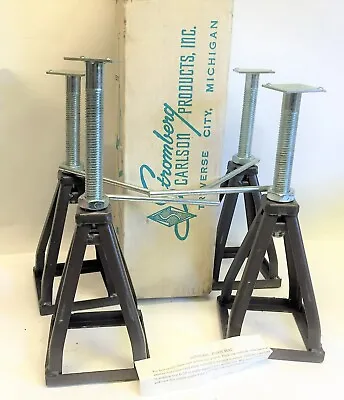$46.45 • Buy NOS New Vintage CAMPER TRAILER STROMBERG CARLSON STEEL Stabilizer Jack Stand SET
