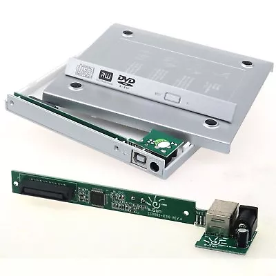 £6.85 • Buy USB 2.0 To IDE Laptop CD DVD Rom RW External Caddy Case Enclosure Cover Silver