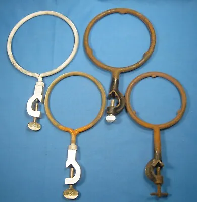 Assorted  Laboratory  Clamp  Rings  X4  Free  Shipping     E • $22
