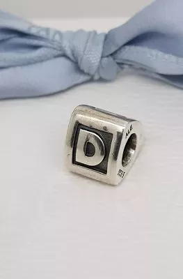 $35 • Buy Authentic Pandora Block Letter D Alphabet Charm 790323D Retired