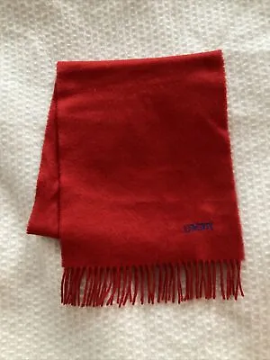 Liberty Scarf Red 100% Lambs Wool • £19.95