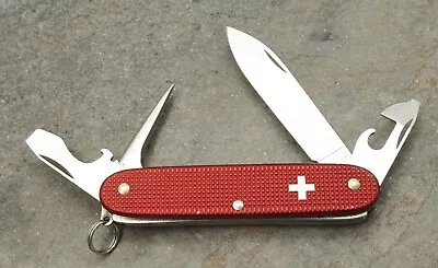 Victorinox Swiss Army Pioneer Alox Red Multi Tool Knife • $55.55