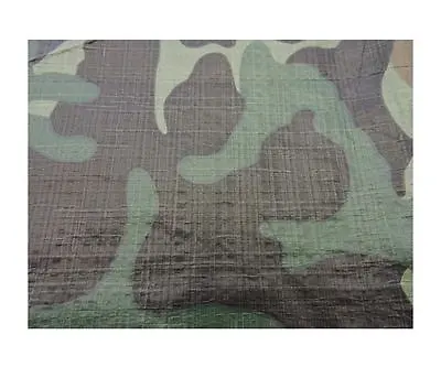 Camo Tarp New Army Camouflage Woodland Camo Tarpaulins / Groundsheets ~ New • £14.99