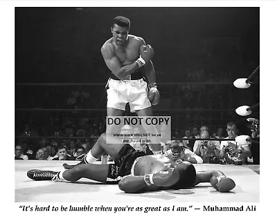 Muhammad Ali Famous Quote From Boxing Legend - 8x10 Photo (pq-005) • $8.87