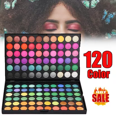 120 Colours Eye Shadow Eyeshadow Palette Makeup Make Up Kit Set Professional Box • £6.89