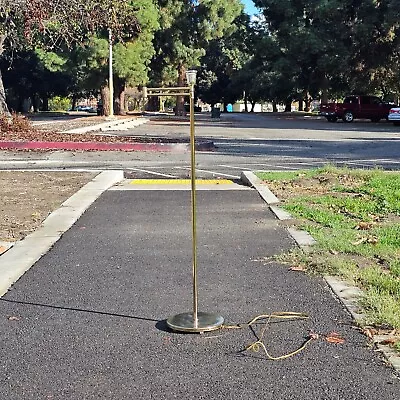 Vintage Swing Arm Swivel Floor Lamp 47” Tall • $120