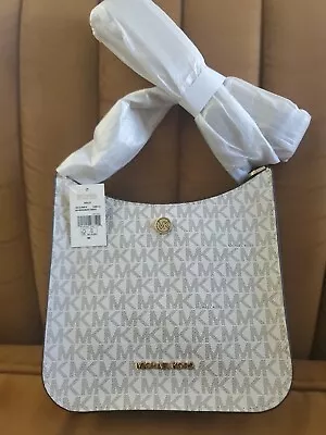 Sm Michael Kors Messenger Xbody Vanilla And Gold • $24