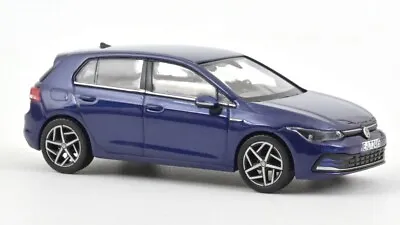 Model Car Scale 1:43 Norev VW Golf 2020 Blue Diecast Vehicles Road • $42.36