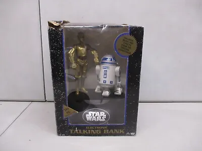 1995 Thinkway Toys Star Wars C-3PO And R2-D2 Talking Bank • $24.99