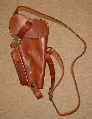 Rare WWII German Made Private Order P 08 Luger?  Shoulder Holster • $350