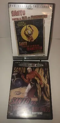 $25 • Buy El Santo Contra La Hija De Frankestein / Vs. The Martians.  2 Dvd Lot.  Opened