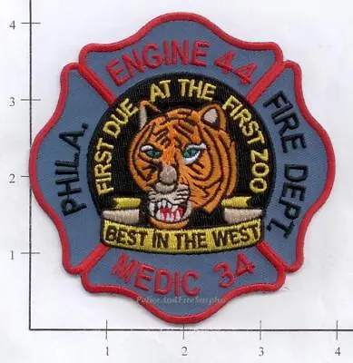 $3.99 • Buy Pennsylvania - Philadelphia Engine 44 Medic 34 PA Fire Dept Patch