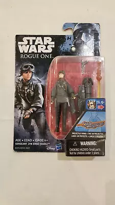 Hasbro 3.75 Inch Figure Star Wars Rogue One Sergeant Jyn Erso (Eadu) • $25