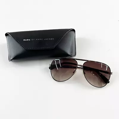 Marc Marc Jacobs Gray Oversized Aviator Sunglasses Gray Black • $60