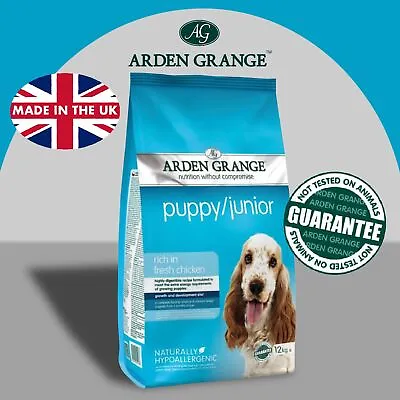 £58.86 • Buy 12KG Arden Grange Puppy/Junior - Chicken Perfectly Balanced And Complete