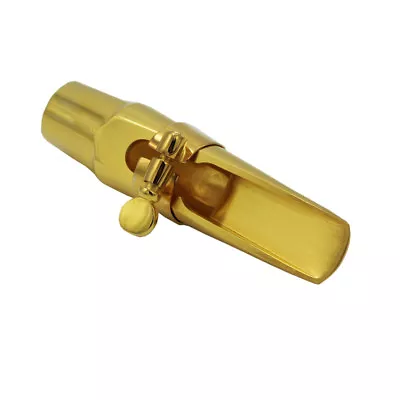 Eastern Music New Gold Plated Metal Alto Saxophone Mouthpiece Size 5-8 For Jazz • $42.99