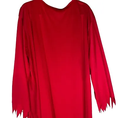 Red Robe Cloak Costume Adult One Size Devil • $12.88