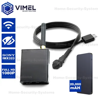 Wireless Mini Continuous Recording 24/7 Camera 20000mAh WIFI Security Spy Hidden • $285