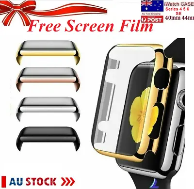 $7.99 • Buy Apple Watch Series 38mm 42 40 44mm Full Cover Case SE Built In Screen Protector 