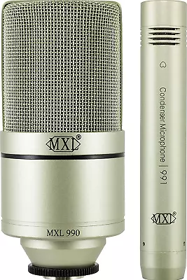 990/991 Large And Small Diaphragm Condenser Microphone Bundle • $193.68