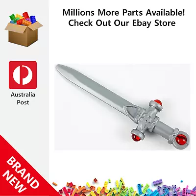 Genuine LEGO™ Silver Minifigure Weapon Sword Ornate 68503 6306750 6503228 New • $9.90
