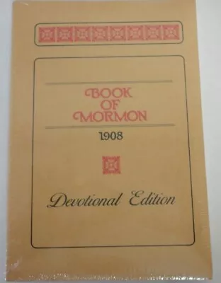 Book Of Mormon 1908 Devotional Edition (devotional Edition) - Joseph Smith J... • $99.99