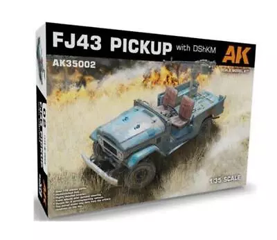 Ak Interactive 35002 1/35 Scale Model Kit FJ43 Pickup W/DShKM • £43.76