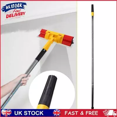 Retractable Paint Roller Extension Pole Detachable Clean Brush Extender Stick • £8.19