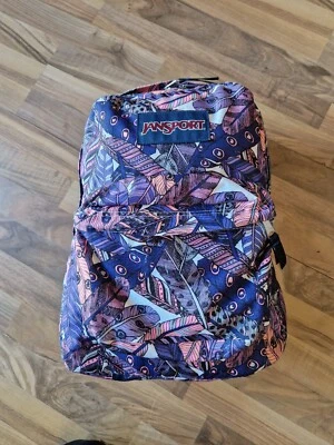 £14.99 • Buy Jansport Backpack Multicoloured Leaf Design