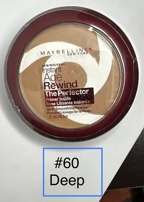 Maybelline Instant Age Rewind-The Perfector Smoothing Powder #60 DEEP *Sealed* • $4.03