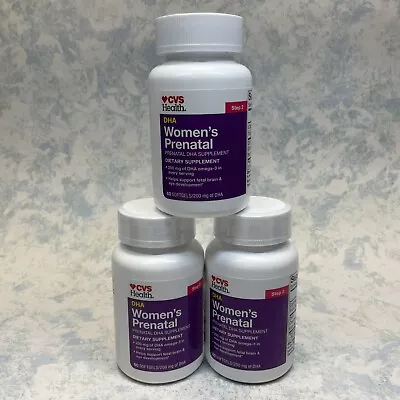 Women's Prenatal DHA Softgels 200mg 60 Ct - Lot Of 3 • $17.99