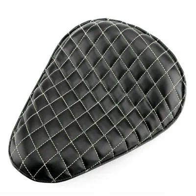 Motorcycle Solo Seat Plaid For Yamaha V Star Chopper Bobber Cafe Racer AUS • $81.81