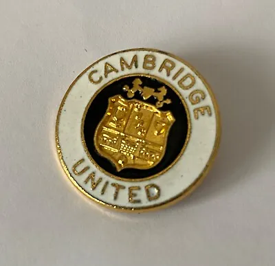 CAMBRIDGE UNITED FC Football Club Badge Enamel Supporters Pin COFFER NORTHAMPTON • £9.99