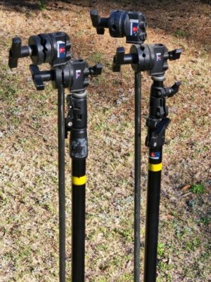 Manfrotto Large 3.3m C-stands And Flags X2 Stand Bags Background Rolls Various • $75