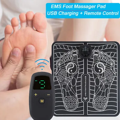 15 Level EMS Foot Massager Leg Reshaping Pad Feet Muscle Stimulator Mat USA • $12.88