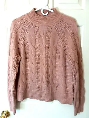 J. CREW Women's Coral Alpaca Blend Knit Sweater Size S • $19.99