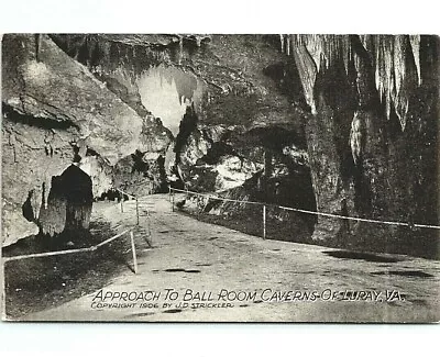 $5.98 • Buy Postcard~Luray Va~Luray Caverns J.D. Strickler Entrance Avenue~Postcard C1906