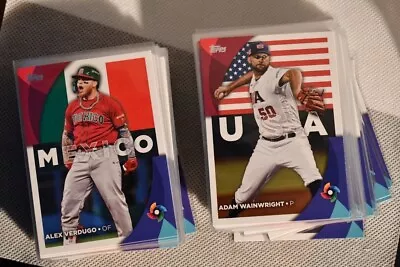 2023 Topps Series 2 World Baseball Classic You Pick From List • $1.25