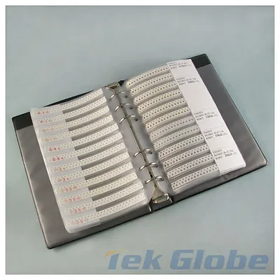0805 SMD/SMT 37 Values Resistor 17 Values Capacitor Assortment Kit Sample Book • $28.59