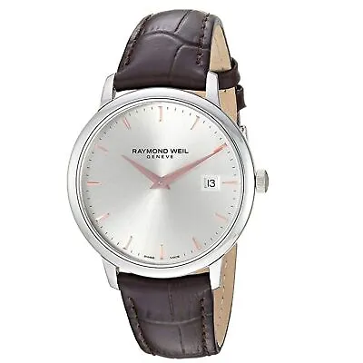Raymond Weil 5488-SL5-65001 Men's Toccata Silver Quartz Watch • $279