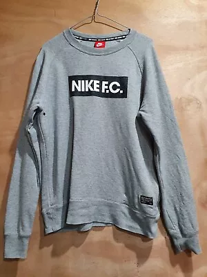 Nike FC Vintage Men’s Jumper Size Medium 1994 Soccer Futbol Pullover Grey • $40