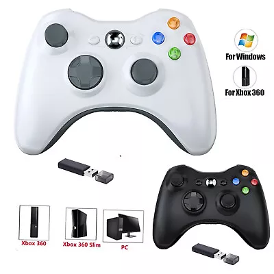 Wireless Controller Xbox 360 Gamepad Joystick + Receiver For Windows PC XBOX 360 • $19.99