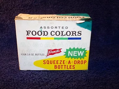 French's Assorted Food Colors New Squeeze A Drop Bottle • $2.16