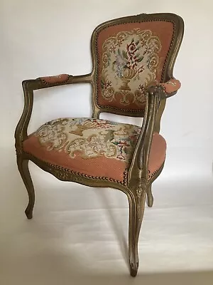 French Louis Style  Needlepoint Armchair • £180