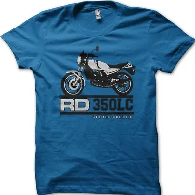 RD350 Liquid Cooled Yamaha Motorcycle BIker Retro Vintage  Printed T-shirt 9045 • £13.95