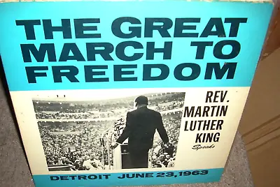 MARTIN LUTHER KING Great March To Freedom / Detroit June 23 1963 ( Spoken ) • $20