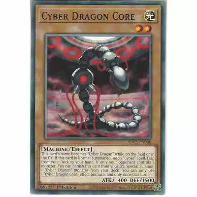 SDCS-EN008 Cyber Dragon Core | 1st Edition Common | YuGiOh Trading Card Game TCG • £0.99