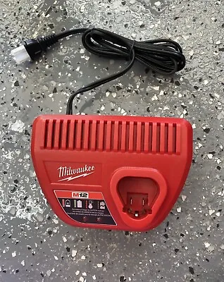 ✅NEW Milwaukee M12 ✅12Volt Charger Red Lithium-Ion 48-59-2401 ✅FREE SHIPPING • $12.50