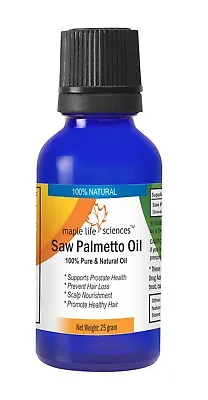 $13.12 • Buy Saw Palmetto Oil 100% Pure & Natural For Prostate Health Hair Loss Scalp